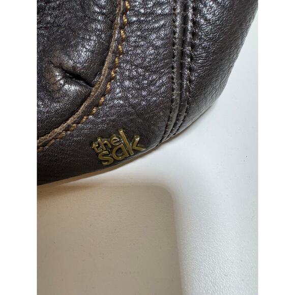 The Sak Brown Leather Crossbody Sequoia Boho Handbag Western Zippered - Picture 3 of 7